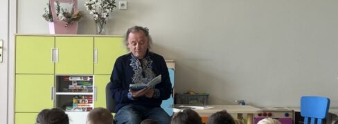 25.05.26r. „Nowe przygody wróbelka Frania” – spotkanie autorskie w przedszkolu